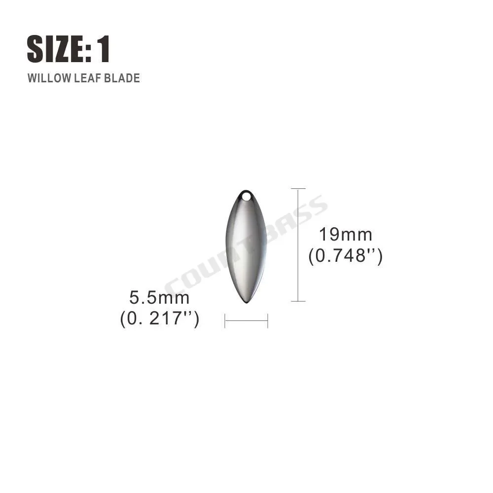 Countbass 50 szt. Nikielowe St – Fishing Lure Spinnerbait recenzja i cena
